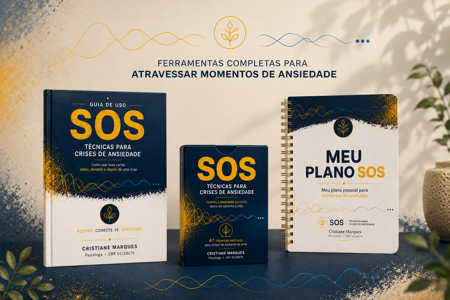 Kit completo SOS — baralho com 47 cartas e materiais complementares